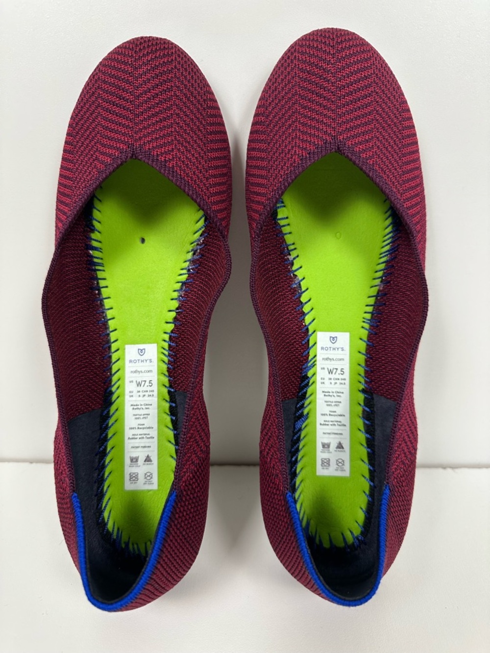 Rothys Herringbone Round Toe Flats - Picture 5 of 9